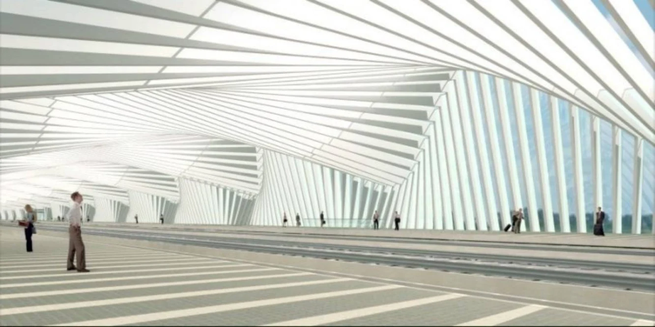 Mediopadana Station by Santiago Calatrava