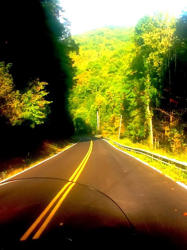 Enjoying the new blacktop on Route 352 Tennessee