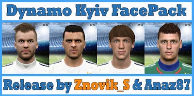 PES 2016 Dynamo Kyiv Facepack by Znovik_S & Anaz87