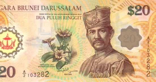 Matawang Brunei 20 Dollars - Tukaran Mata Wang - Kadar ...