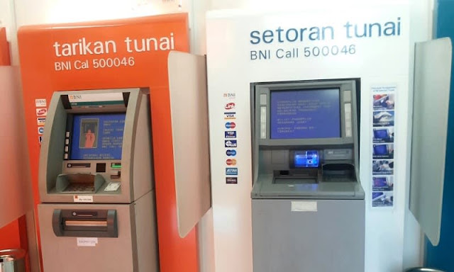 ATM BNI Setoran Tunai