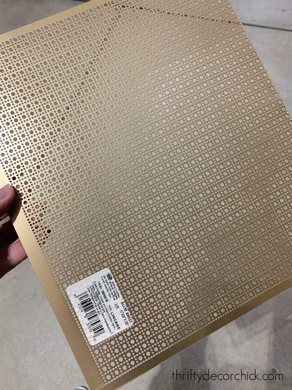 brass decorative metal sheeting