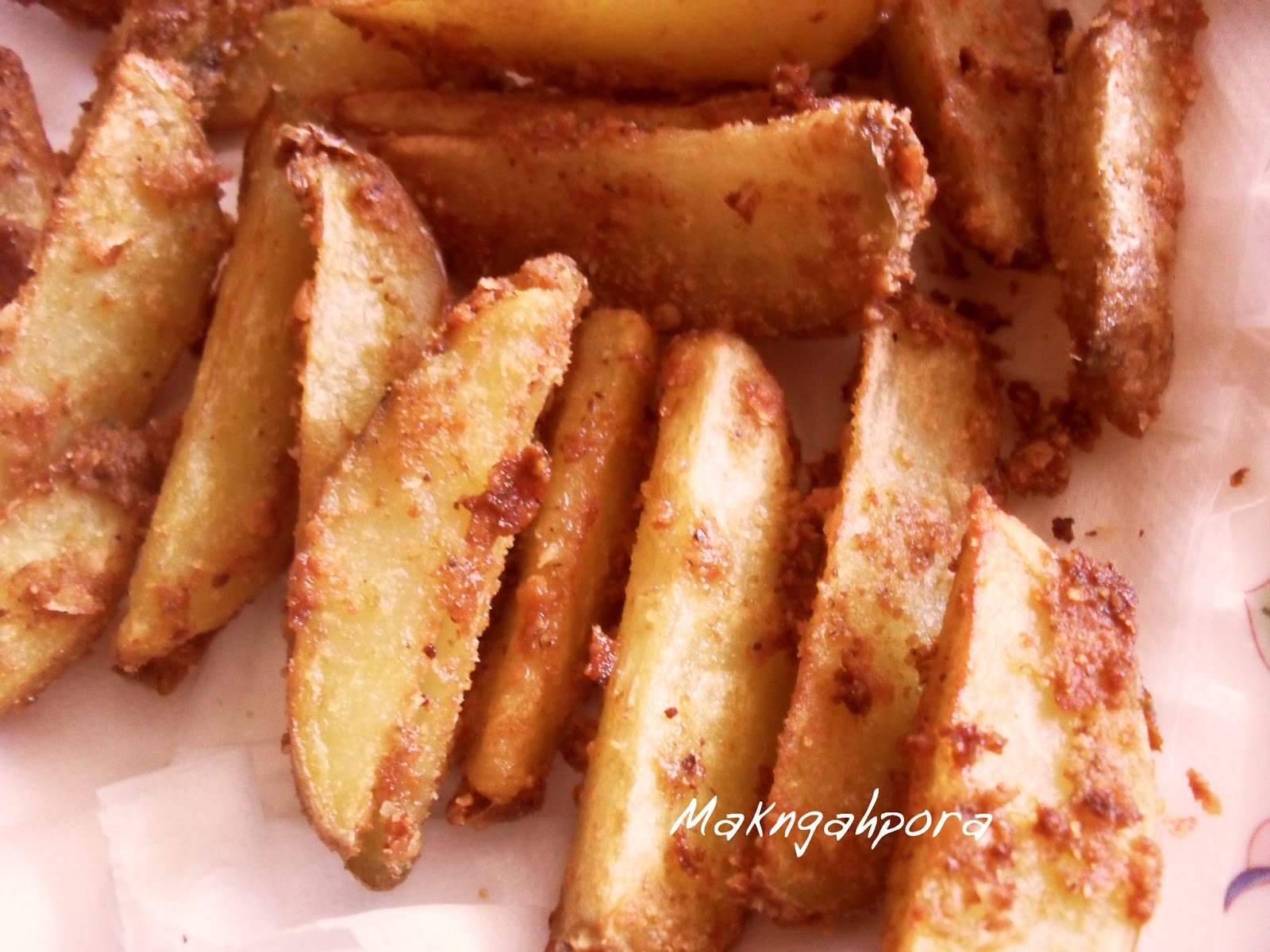 Mak Ngah Pora: Homemade kentang wedges