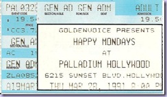 1991 03.28 Happy Mondays Hollywood Palladium