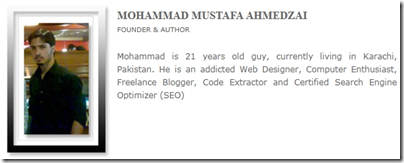 Giving a mature and professional look to your  Design a Professional Looking About Us Page