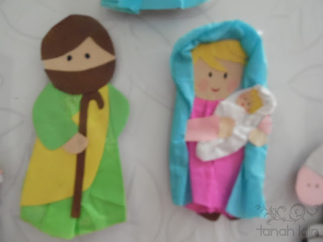 Imanes de papel para decorar en navidad