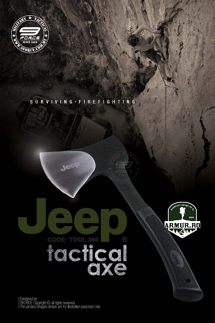 Topor Tactic Jeep Axe Supravietuire Teaca