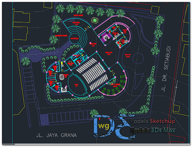 Performing arts center Dwg 