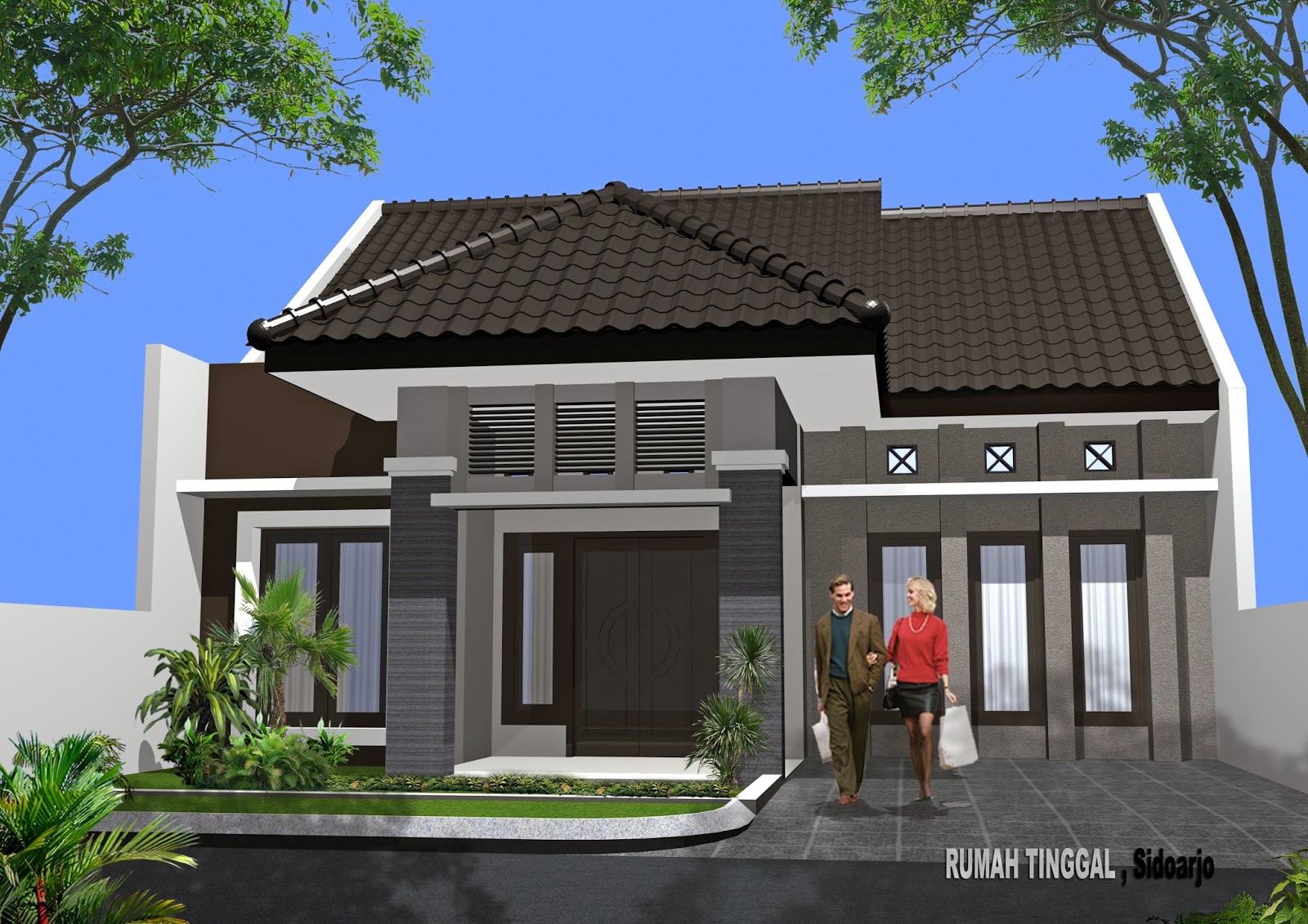 Contoh Warna Cat Rumah Minimalis Modern Terbaru Cara Budidaya