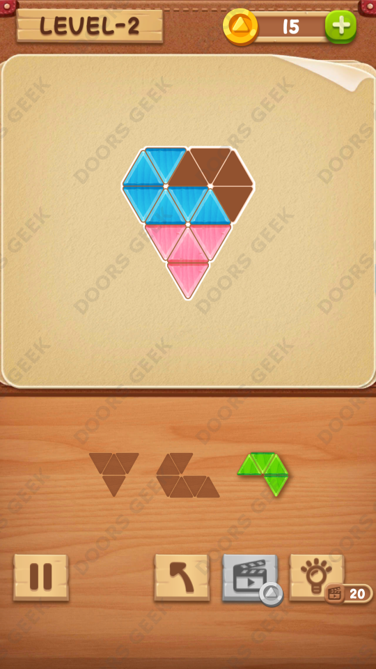 Block Puzzle Jigsaw Rookie Level 2 , Cheats, Walkthrough for Android, iPhone, iPad and iPod