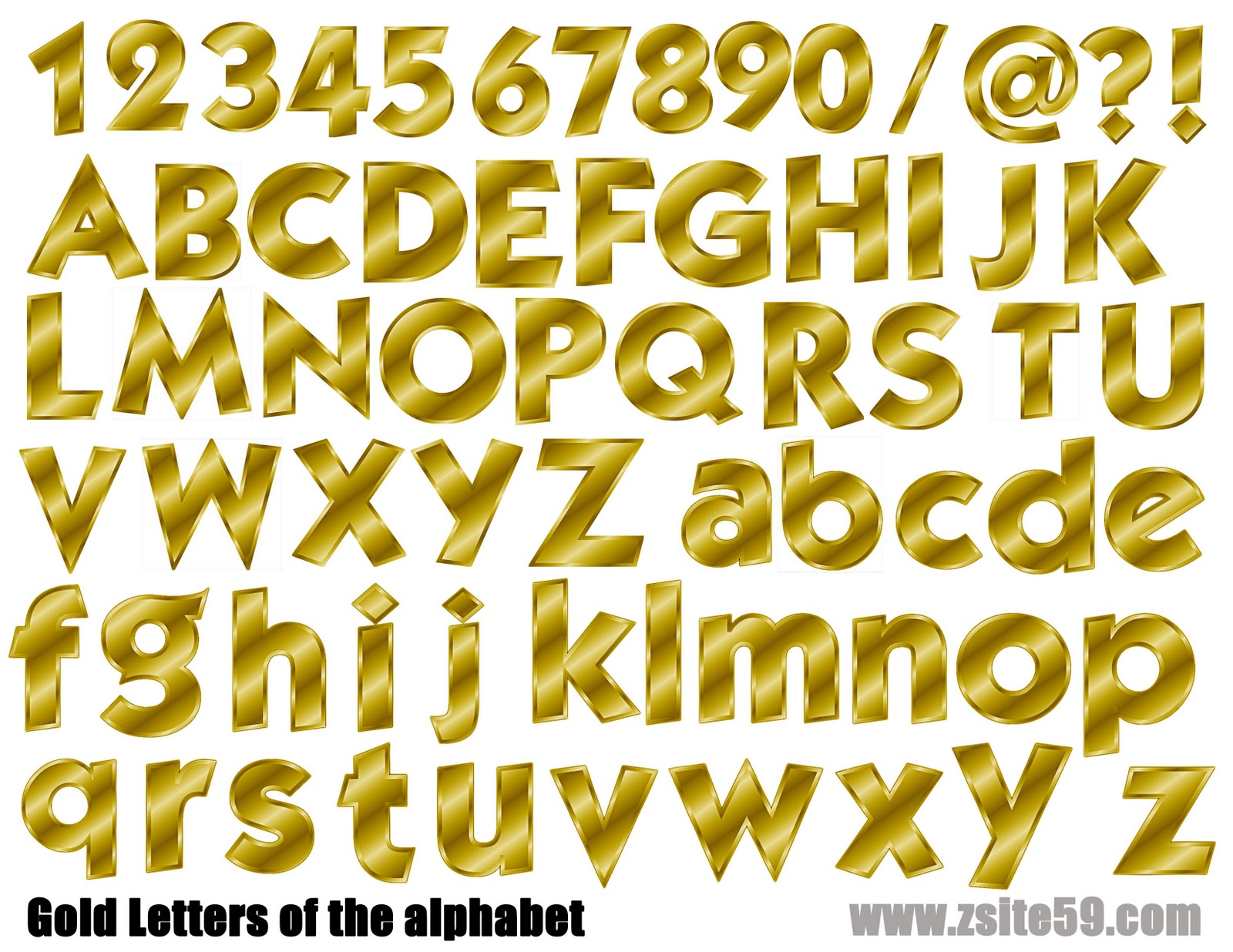z59 faqs and stories gold letters of the alphabet