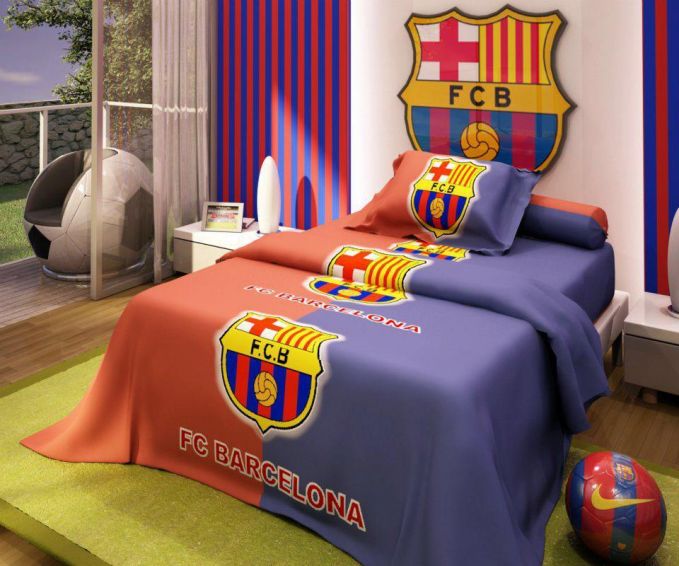  Desain  Kamar  tidur  Bertemakan Barcelona Yang Keren  rumahku