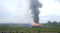 Setelah Mendarat, Angkasa Air "Terbakar" di Bandara Hasanuddin