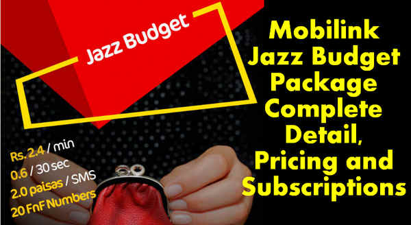 Jazz Budget Prepaid Package