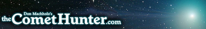 banner for Don Machholz's comet site