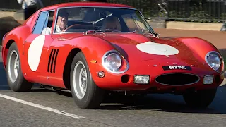 Ferrari 250 GTO front-side view showcasing iconic 1960s design and racing legacy