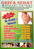 PIJAT ONLINE: Griya sehat natural terapi 2