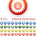 Get Colorful Circle Icons Vector