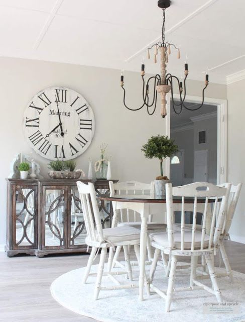 rustic beach cottage dining room