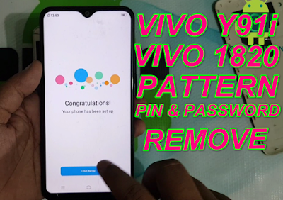 Vivo 1820 Y91i Screen Lock-Pattern-Pin &Password Remove