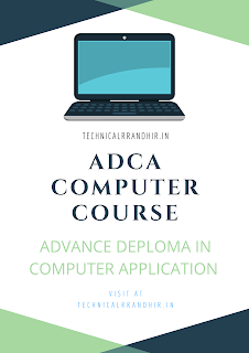 The adcance computer course