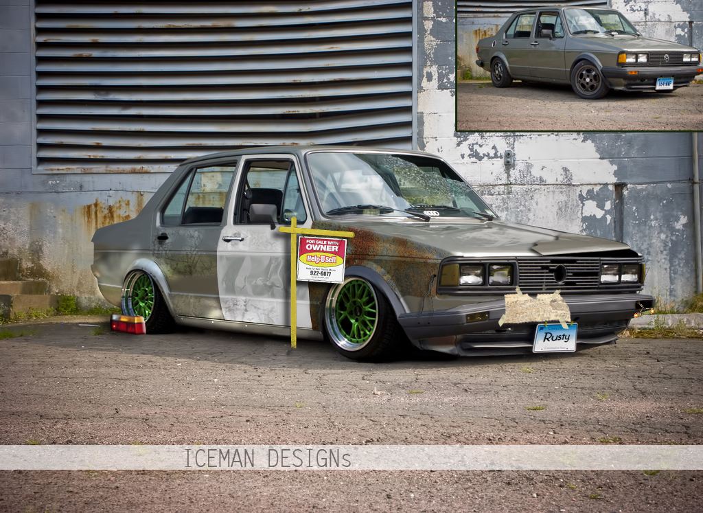 Volkswagen Jetta MK1 Rat Style By Iceman Rust is not a crime