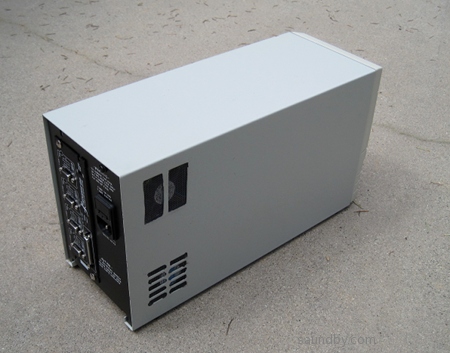 Gecko G540 Motor Controller Enclosure made from UPS, back