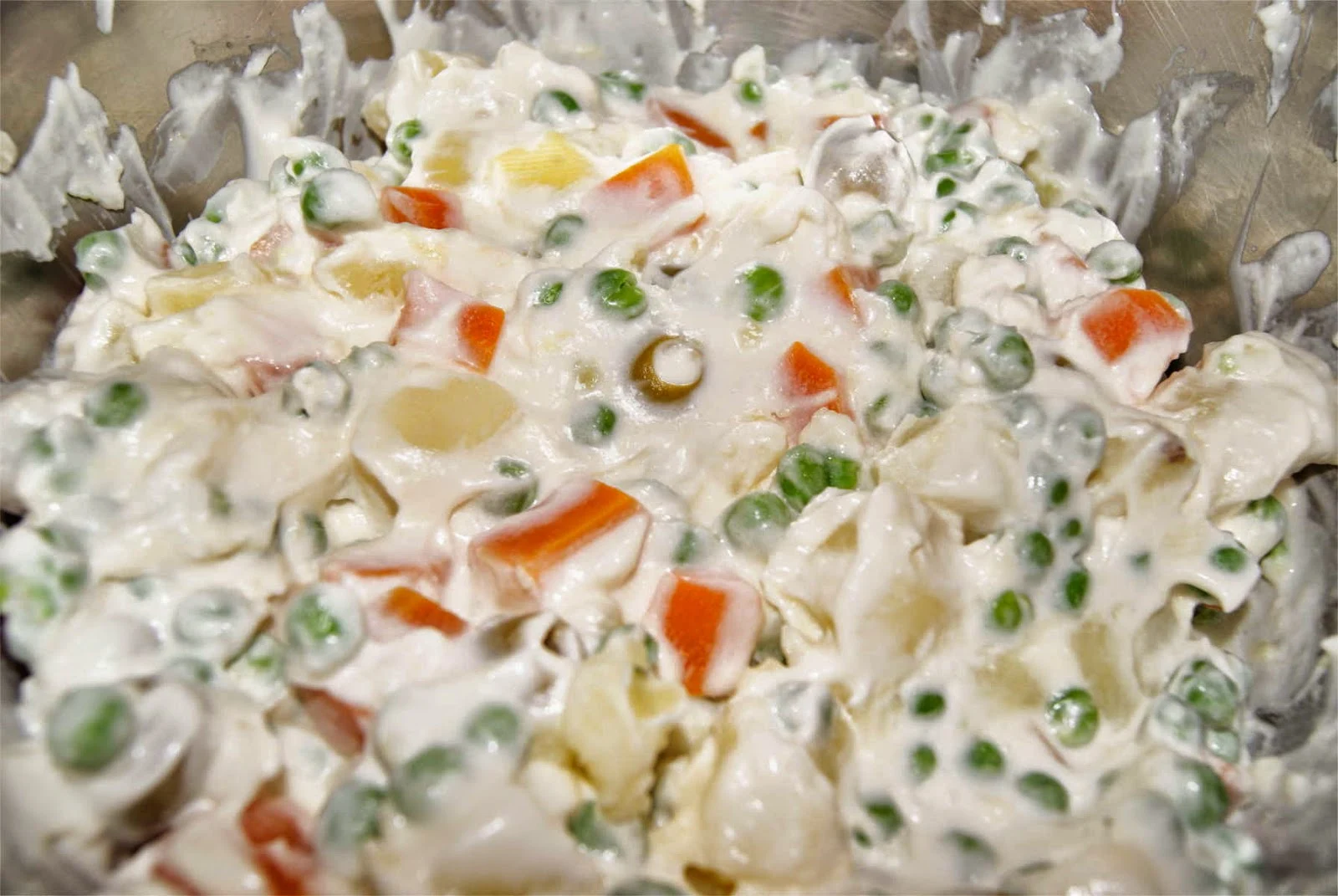 Ensaladilla vegana paso 2