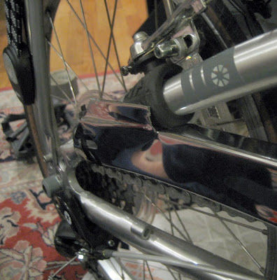 chainguard mounting rear of folding bike