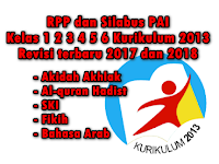 RPP dan Silabus Bahasa Arab Kelas 1 2 3 4 5 6 Kurikulum 2013 Revisi terbaru