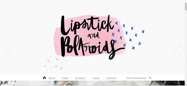 Layout: Lipstick and Polaroids