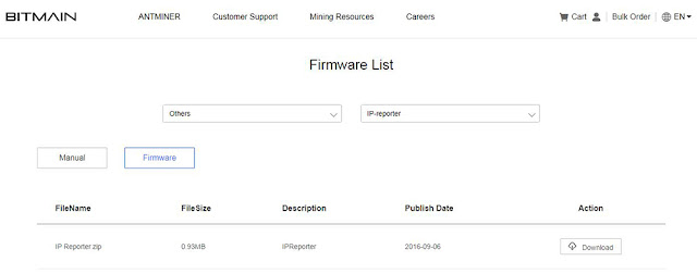 IP Reporter downlaod page