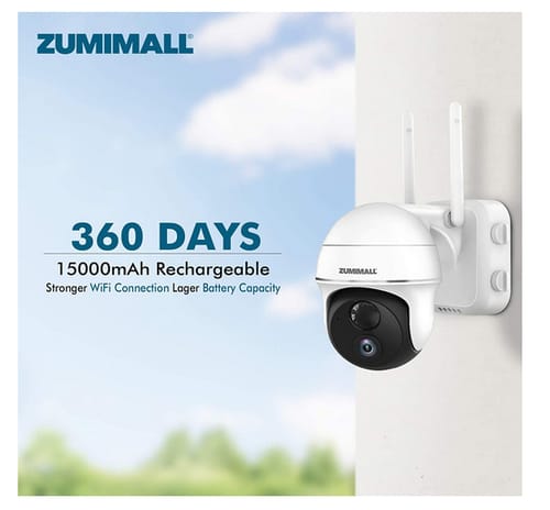 ZUMIMALL ZS-GX2S Outdoor Pan Tilt Security Camera