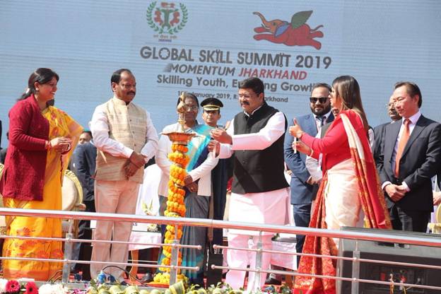 One-day Global Skill Summit 2019 held in Ranchi, Jharkhand: jobs given to more than 1 lakh youth