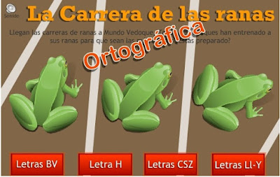 http://www.vedoque.com/juegos/juego.php?j=carrera-ranas-ortografia&