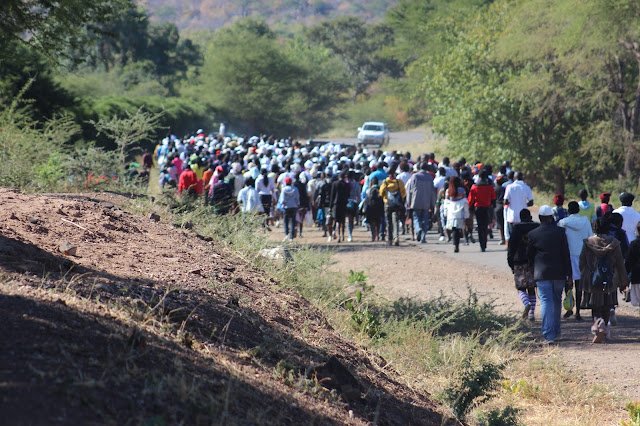 En la perigrinación diocesana de Hwange