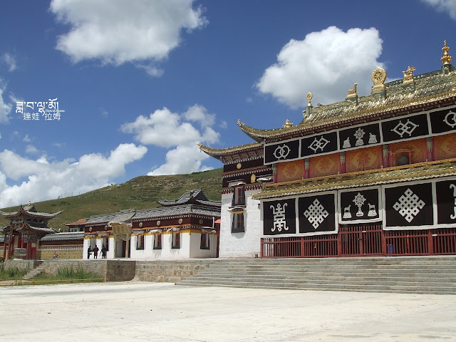 面向黃河彎與草原的索克藏寺