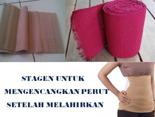stagen untuk mengencangkan perut setelah melahirkan