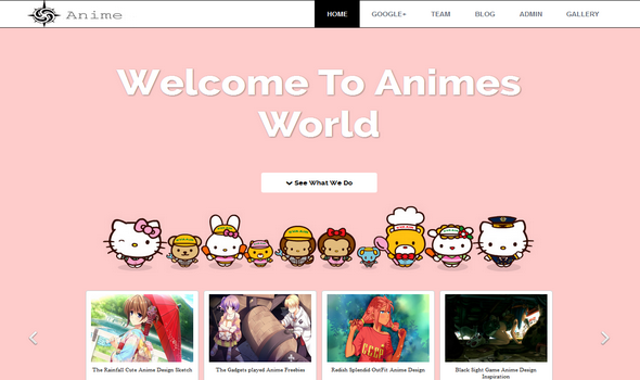 Anime Blogger Template