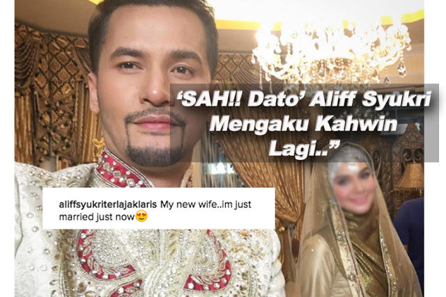 Isteri baru Datuk Aliff Syukri diperkenal, "Ini isteri ...