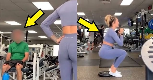 Viral TikTok Video Reveals Lady Confronting A 'Creepy' Guy Apparently Staring At Her In The GYM