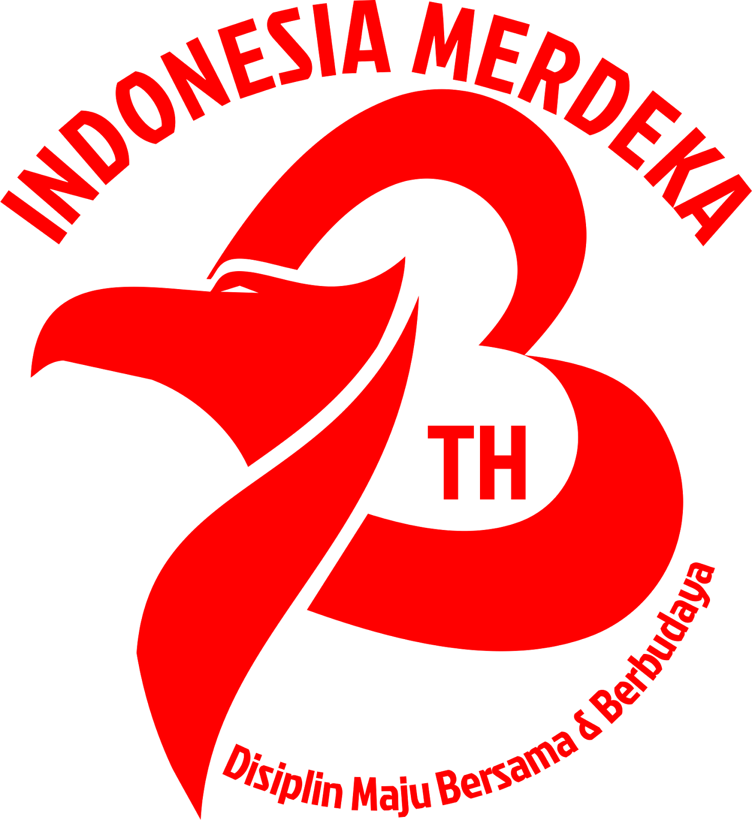Logo 73 tahun Indonesia Merdeka Portofolio Desain Hermawan
