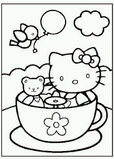 Dibujos de Hello Kitty para Pintar, parte 1