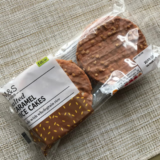 Marks and Spencer salted caramel rice cakes 