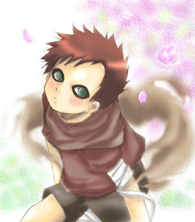 little gaara naruto of the desert sand