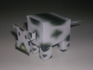Bobblehead Cow Papercraft