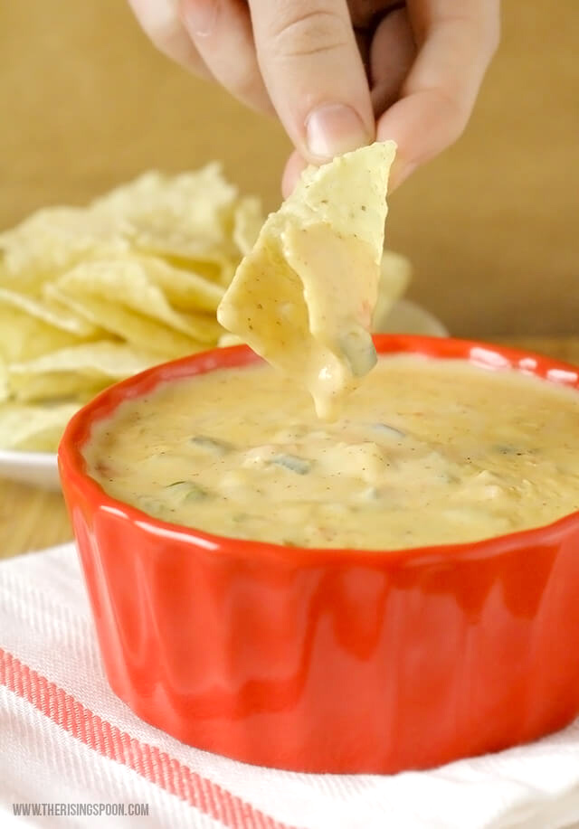 Homemade Queso Dip  The Rising Spoon