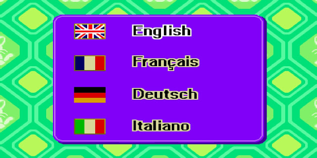 Idiomas disponíveis no jogo Catz