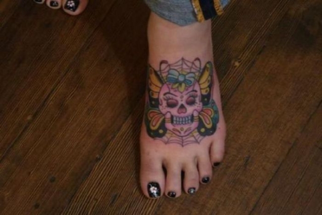 Crazy Tattoos skull tattoo