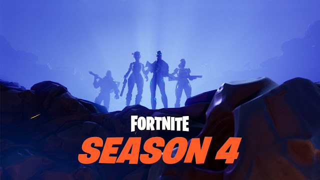 Fortnite Season 4 Weekly Challenge showing all the heroes